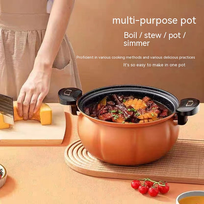 Versatile Pumpkin Pot: Non-Stick Pressure Cooker