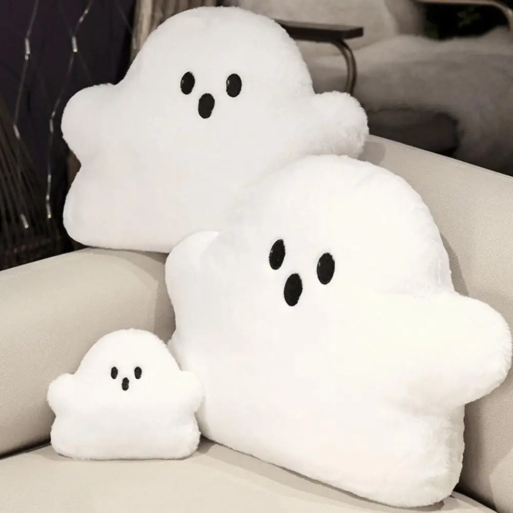 Ghostly Cuddles: Soft Plush Halloween Pillow