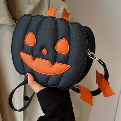 Spooky Chic: Pumpkin Crossbody Bag