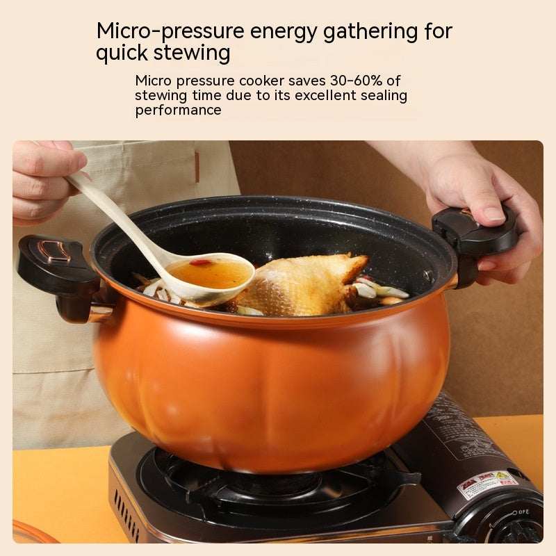 Versatile Pumpkin Pot: Non-Stick Pressure Cooker